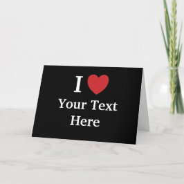 I Love Greetingsカード – 文字+キャプションの追加 カード