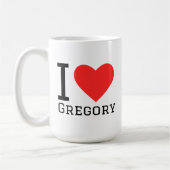 I love gregory コーヒーマグカップ (左)
