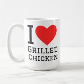 I love grilled chicken コーヒーマグカップ (左)