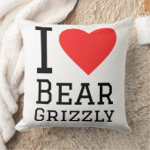 I love grizzly bear クッション (ブランケット)