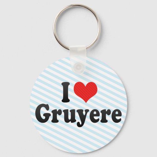I Love Gruyere キーホルダー (正面)