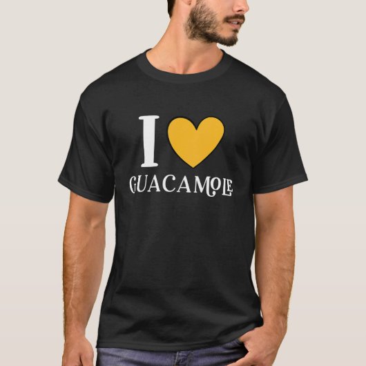 I Love Guacamole Mexican Food  13 Tシャツ (正面)