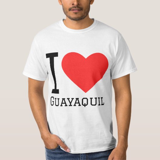 I love guayaquil tシャツ (正面)