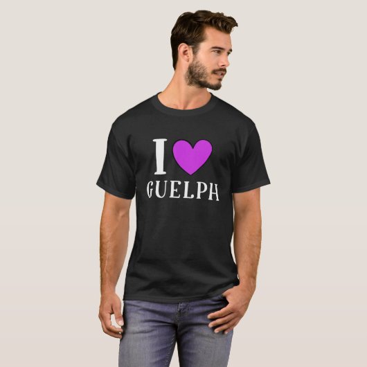 I Love Guelph Canada Tシャツ (正面フル)