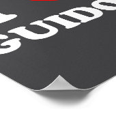 I Love Guidos Funny Italian American Quote  ポスター (角)