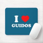 I Love Guidos Funny Italian American Quote  マウスパッド (マウス)