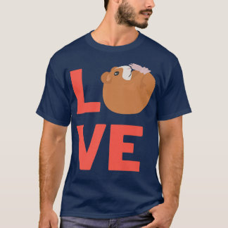 I Love Guinea-Pig Cute Pet Owners and Animal Lover Tシャツ