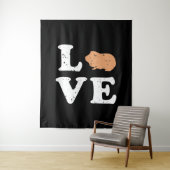 I Love Guinea Pigs Essential タペストリー (インサイチュ)