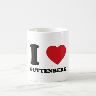 I LOVE GUTTENBERG コーヒーマグカップ