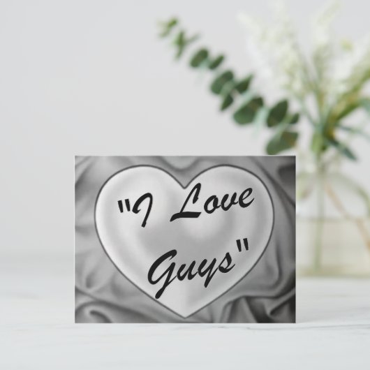 I Love Guys ポストカード (スタンド正面)