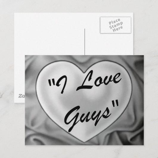 I Love Guys ポストカード (正面/裏面)