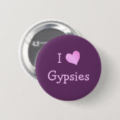 I Love Gypsies 缶バッジ (正面&裏面)