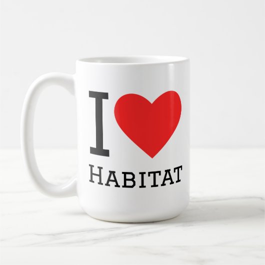 I love habitat コーヒーマグカップ (左)