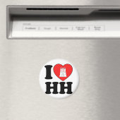 I Love Hamburg (HH) マグネット (インサイチュ (食洗機))