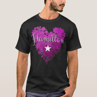 I Love Hamilton Heart Gift for Teenage Girl Women Tシャツ