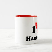 I love Hamsters ツートーンマグカップ (中央)