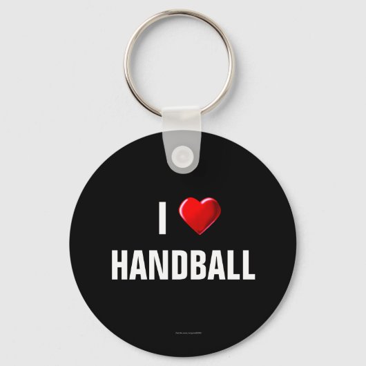 I Love Handball keychain キーホルダー (正面)