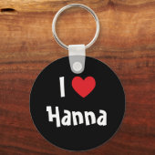 I Love Hanna キーホルダー (正面)