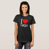 I Love Hash, I Love Hash love hash愛ハッシュ,愛ハッシュプル Tシャツ (正面フル)