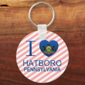 I Love Hatboro, PA キーホルダー (正面)
