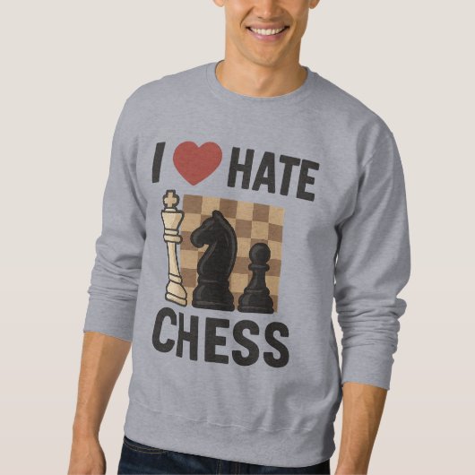 I Love-Hate Chessスウェットシャツ スウェットシャツ (正面)