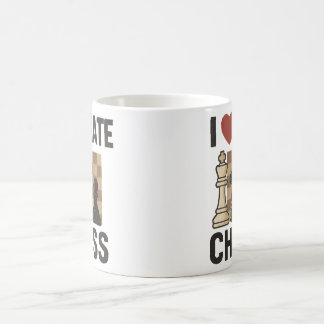 I Love-Hate Chess mug コーヒーマグカップ