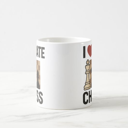 I Love-Hate Chess mug コーヒーマグカップ (中央)