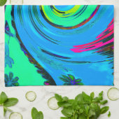 I Love Hawai.png キッチンタオル (折り畳み)