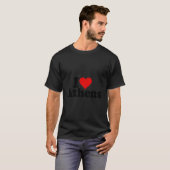 I Love He Athens Greece Tシャツ (正面フル)