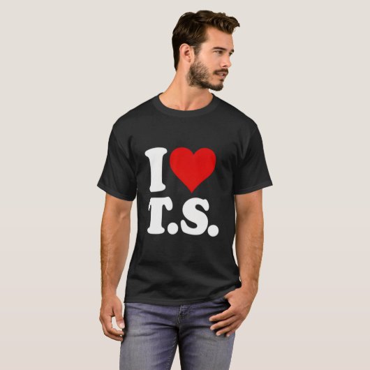 I Love He Ts T S Tシャツ (正面フル)