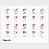 I Love ❤️ Health & Safety STICKER ラウンドシール (シート)