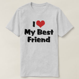 I Love Heart 私のベストフレンド - BFF Tシャツ