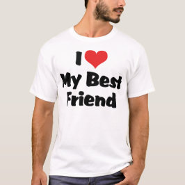 I Love Heart 私のベストフレンド - BFF Tシャツ