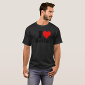 I LOVE HEART BELLA Tシャツ (正面フル)