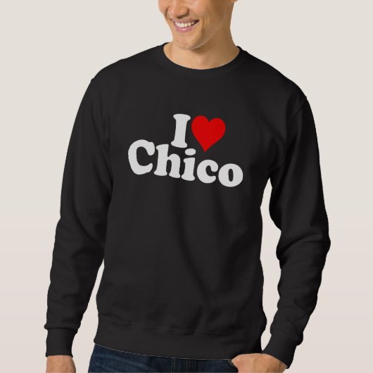 I LOVE HEART CHICO CALIFORNIA スウェットシャツ (正面)