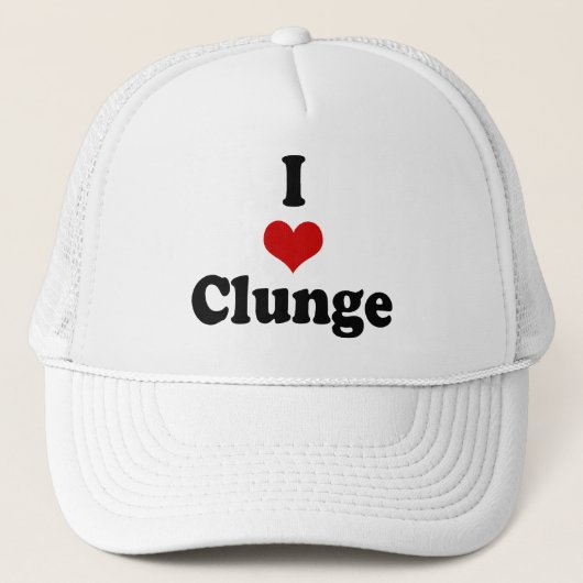 I LOVE {HEART} CLUNGE キャップ (正面)