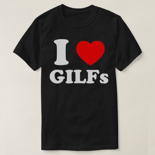 I Love Heart GILFs And Mature Sey Grandmothers Gra Tシャツ (デザイン正面)