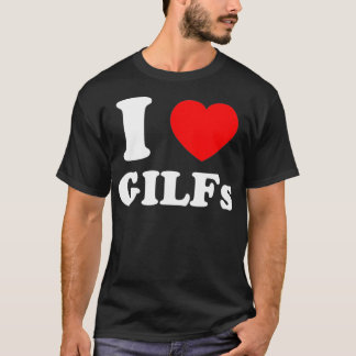 I Love Heart GILFs And Mature Sey Grandmothers Gra Tシャツ