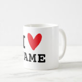 I love heart kitchen コーヒーマグカップ (正面右)