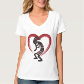 I Love Heart Kokopelli Tシャツ (正面)