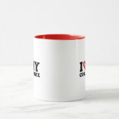 I Love (Heart) My Cornish Rex マグカップ (中央)