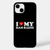 I Love (Heart) My Ham Radio Case-Mate iPhoneケース (裏面)