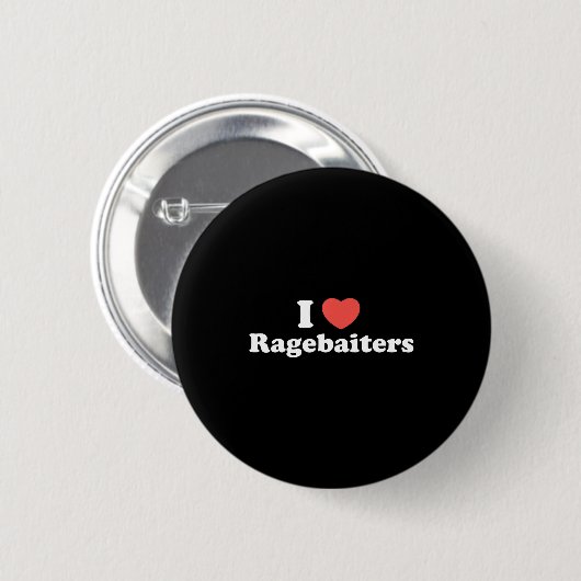 I Love Heart Ragebaiters  缶バッジ (正面&裏面)
