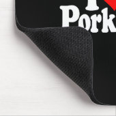 I Love Heart Rk Chops  マウスパッド (コーナー)