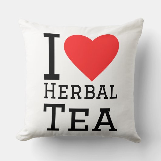 I love herbal tea クッション (正面)