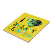 I Love Hillary USAアートプリント タイル (側面)