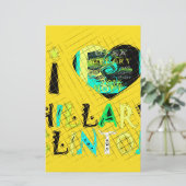 I Love Hillary USAアートプリント 便箋 (スタンド正面)