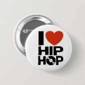 I_Love_Hip-hop 缶バッジ (正面&裏面)
