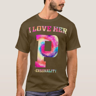 i love his d dedication i love her p personality m tシャツ