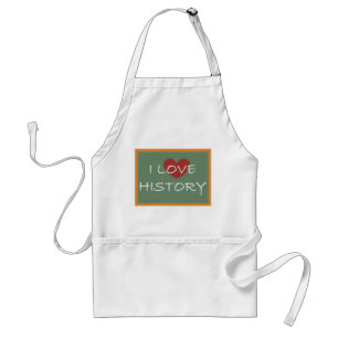 『I Love History』 スタンダードエプロン